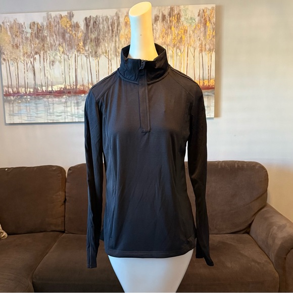 Mondetta Womens Hiking Athletic Workout Tops - Lightweight Quarter-Zip Pullover - Picture 8 of 9